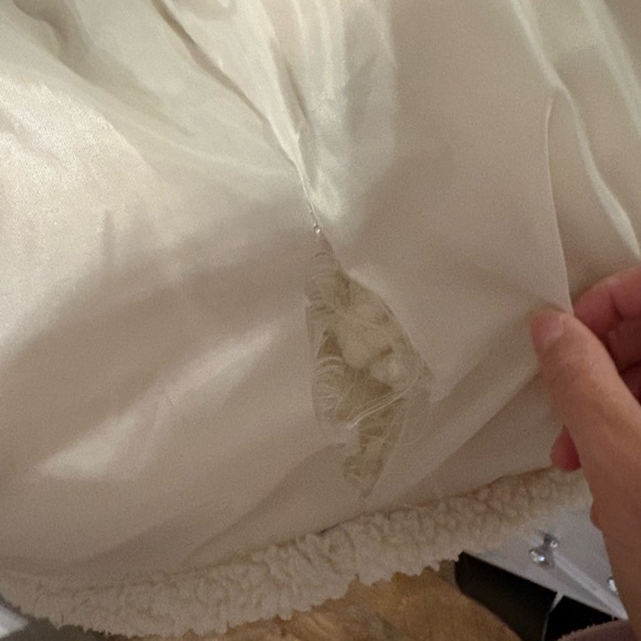 Princess Polly white teddy coat - Picture 3 of 3